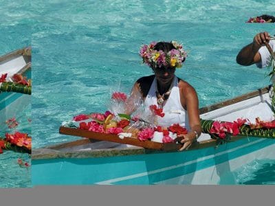 tahiti bora bora intercontinental le moana bora bora resort canoe