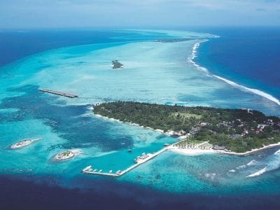 maldives adaaran select hudhuranfushi aerial view